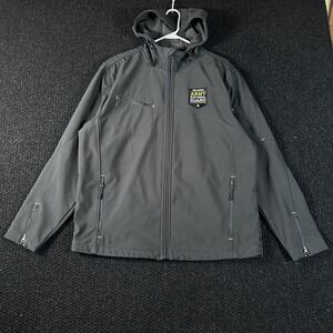 Army National Guard Softshell Hooded Jacket Port Authority Men M‎ Charcoal Gray